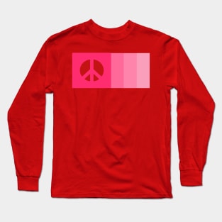 Peace in Pink Long Sleeve T-Shirt